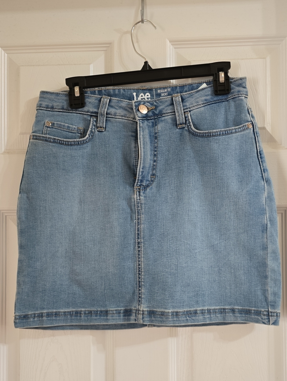 Lee Light Blue Denim Mini Skirt